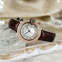 Load image into Gallery viewer, ORSGA Women's Leather Watch, Elegant Wrist Watch Waterproof Analogue Quartz Watch Women's Gift