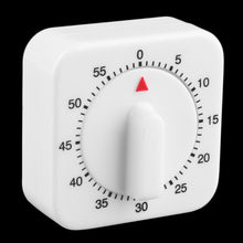 Laden Sie das Bild in den Galerie-Viewer, Purshe Neuester mechanischer Küchentimer mit 60 Minuten Timer aus quadratischem Kunststoff zum Zubereiten von Speisen, Backen, Wecker, Kochwerkzeug, 1 Stück