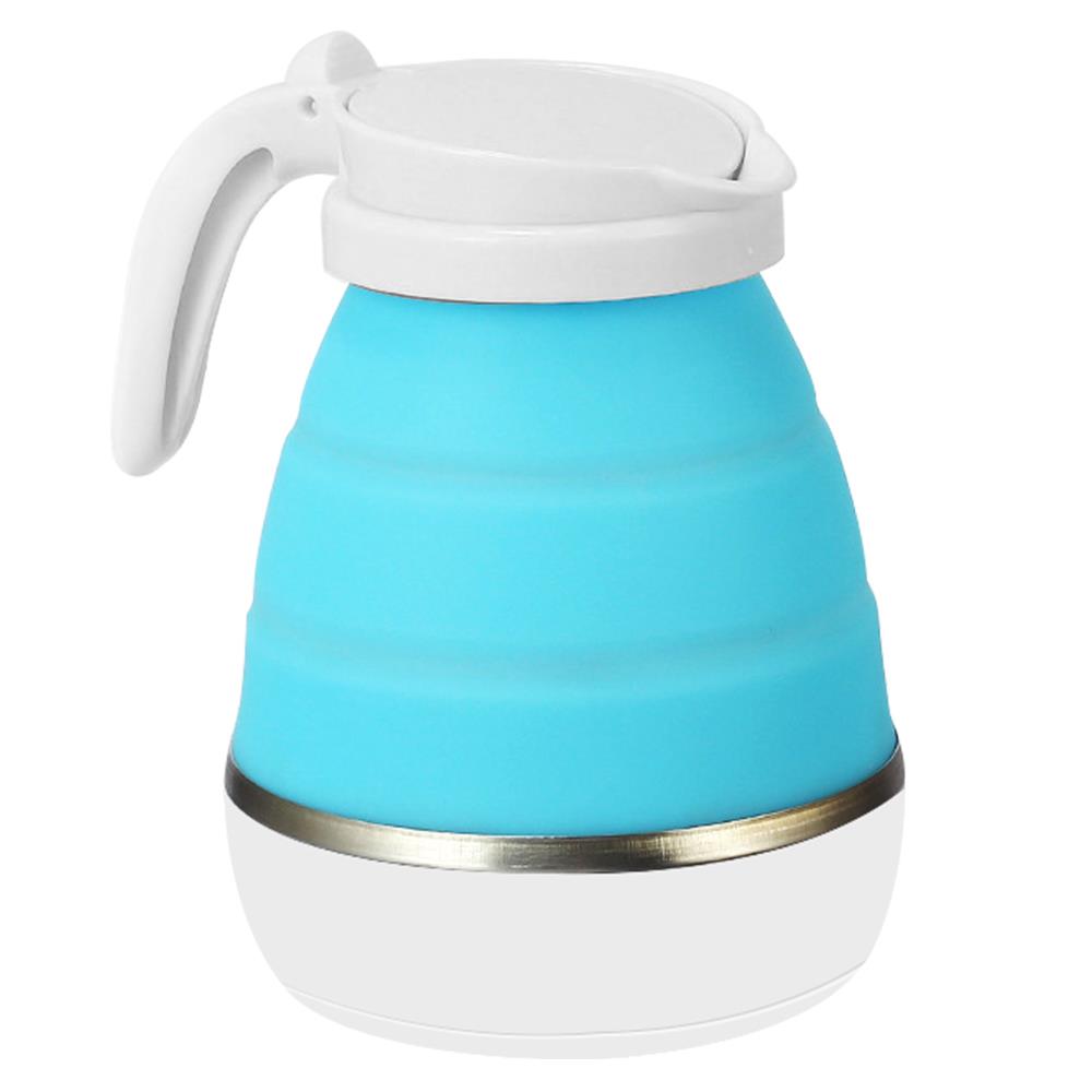 Electric kettle foldable silicone portable water kettle 600ml mini small  electric kettles travel water boiler camping kettle