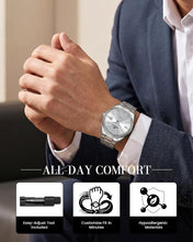 Charger l'image dans la galerie, Quartz Men Watch | Stainless Steel Band | 8403M