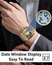 Laden Sie das Bild in den Galerie-Viewer, Analog Digital Watch | Mesh Band | 8303M