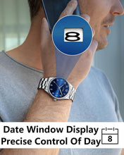Charger l'image dans la galerie, Quartz Men Watch | Stainless Steel Band | 8344C