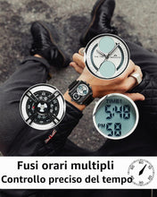 Load image into Gallery viewer, Analog Digital Watch | Leather Band | 8303M