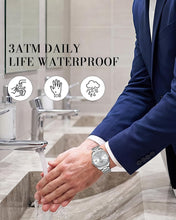 Charger l'image dans la galerie, Quartz Men Watch | Stainless Steel Band | 8403M