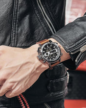 Laden Sie das Bild in den Galerie-Viewer, Analog Digital Watch | Leather Band | 8051M