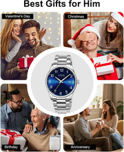 Charger l'image dans la galerie, Quartz Men Watch | Stainless Steel Band | 8344C
