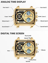 Laden Sie das Bild in den Galerie-Viewer, Analog Digital Watch | Mesh Band | 8303M