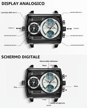 Load image into Gallery viewer, Analog Digital Watch | Leather Band | 8303M