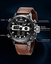 Laden Sie das Bild in den Galerie-Viewer, Analog Digital Watch | Leather Band | 8051M