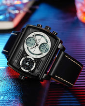 Load image into Gallery viewer, Analog Digital Watch | Leather Band | 8303M