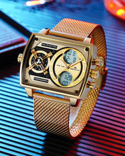 Laden Sie das Bild in den Galerie-Viewer, Analog Digital Watch | Mesh Band | 8303M
