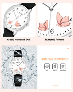 C2277 | Quartz Women Watch | Leather Band