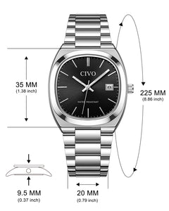 8532C | Quartz Men Watch | Stainless Steel  Band