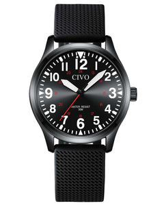 8336C | Quartz Men Watch | Rubber Band-megalith watch