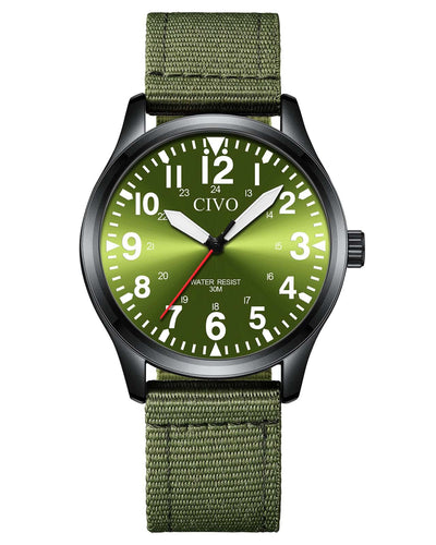8336C | Quartz Men Watch | Nylon Band-megalith watch