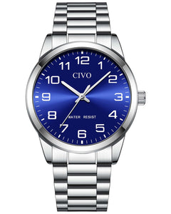 8347C | Quartz Men Watch | Stainless Steel Band-megalith watch