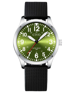 8336C | Quartz Men Watch | Rubber Band-megalith watch