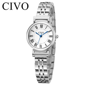 8129C | Quarzuhr für Damen | Edelstahlarmband