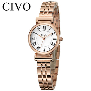8129C | Quarzuhr für Damen | Edelstahlarmband