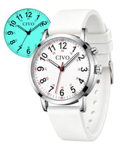 Load image into Gallery viewer, Night-Light Nurse Watches for Women: Easy-Read Analog Waterproof Watch | 8421C