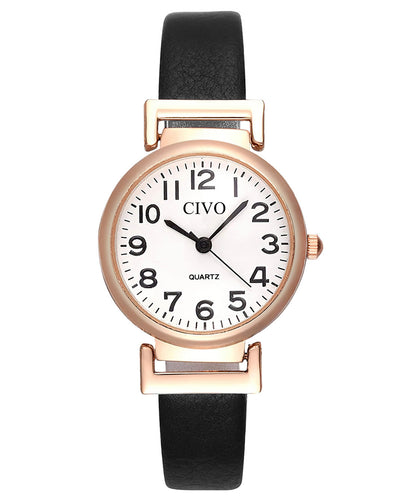 2065C | Quartz Women Watch | Leather Band