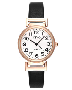 2065C | Quartz Women Watch | Leather Band