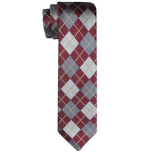 Load image into Gallery viewer, Neckties Set Checkered Tie Pocket Square Set for Business Wedding Party