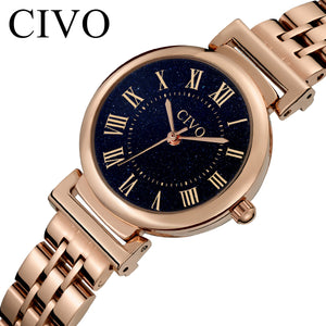8129C | Quarzuhr für Damen | Edelstahlarmband