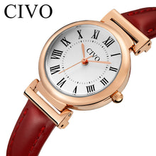 Load image into Gallery viewer, Quartz Women Watch | Leather Band | CIVO 8129C