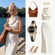 Charger l'image dans la galerie, 8120C | Quartz Women Watch | Leather Band
