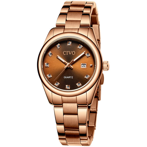 8126C | Quarzuhr für Damen | Edelstahlarmband
