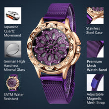 Laden Sie das Bild in den Galerie-Viewer, 8103C | Quarzuhr für Damen | Mesh-Armband