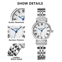 Load image into Gallery viewer, 8129C | Quartz Women Watch | Stainless steel Band