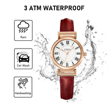 Load image into Gallery viewer, Quartz Women Watch | Leather Band | CIVO 8129C