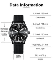 Load image into Gallery viewer, 8336C | Quartz Men Watch | Rubber Band-megalith watch