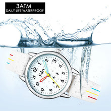 Load image into Gallery viewer, KDM Kids Watch Analog Quartz 30mm, Children&#39;s Time Teacher Watch for Boys Girls, Waterproof Wrist Watches Leather Strap, Kids Gifts Age 3-12