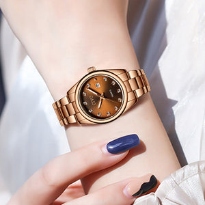 8126C | Quarzuhr für Damen | Edelstahlarmband
