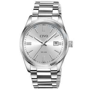 8349C | Quartz Men Watch | Stainless Steel Band-megalith watch