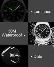 Laden Sie das Bild in den Galerie-Viewer, 8349C | Quartz Men Watch | Stainless Steel Band-megalith watch
