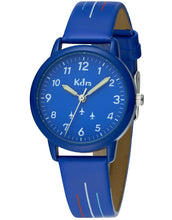 Load image into Gallery viewer, KDM Kids Watch Analog Quartz 30mm, Children&#39;s Time Teacher Watch for Boys Girls, Waterproof Wrist Watches Leather Strap, Kids Gifts Age 3-12