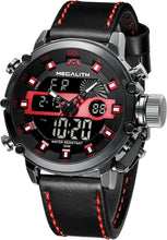 Laden Sie das Bild in den Galerie-Viewer, Analog Digital Watch | Leather Band | 8051M