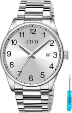 Charger l'image dans la galerie, Quartz Men Watch | Stainless Steel Band | 8344C