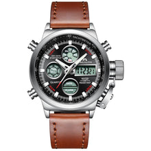 Laden Sie das Bild in den Galerie-Viewer, 0031M | Quarz-Herrenuhr | Lederarmband
