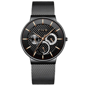 0047C | Quarzuhr für Herren | Mesh-Armband