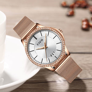 0045C | Quartz Women Watch | Mesh Band