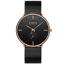 Laden Sie das Bild in den Galerie-Viewer, 0124C | Quarzuhr für Herren | Mesh-Armband