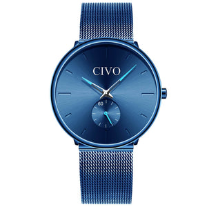 0124C | Quarzuhr für Herren | Mesh-Armband