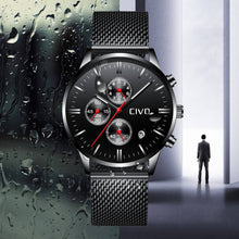 Laden Sie das Bild in den Galerie-Viewer, 8028C | Quarzuhr für Herren | Mesh-Armband