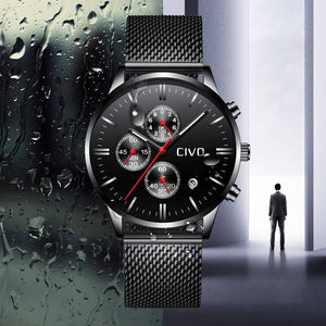 8028C | Quarzuhr für Herren | Mesh-Armband