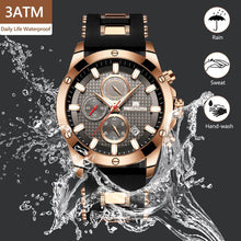 Load image into Gallery viewer, 0140M | Quartz Men Watch | Rubber Band